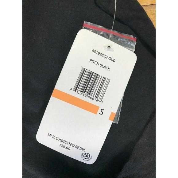 Gloria Vanderbilt Casuals Top Pitch Black Small Shirt with Sequin Collar NEW $36 - Picture 2 of 8